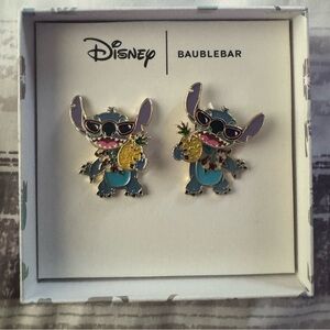 BaubleBar Blue and Gold Stitch Jewelry